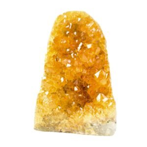 Natural Citrine Crystal Cluster and Raw Mineral Specimen